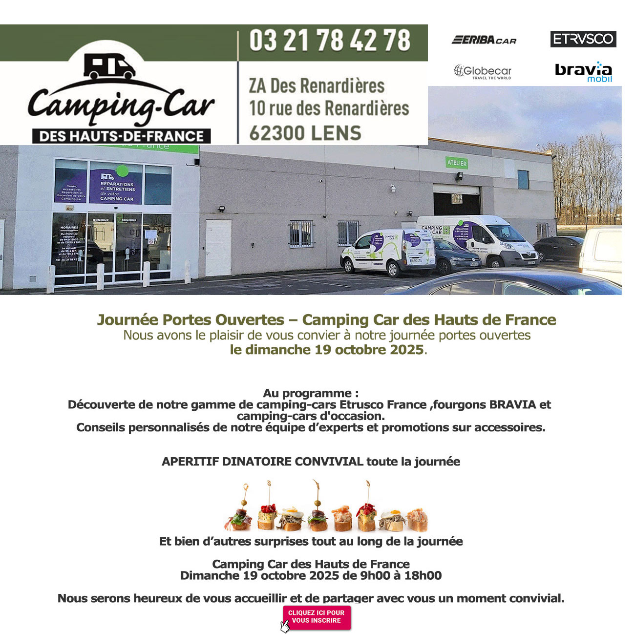 CAMPING CAR DES HAUTS DE France